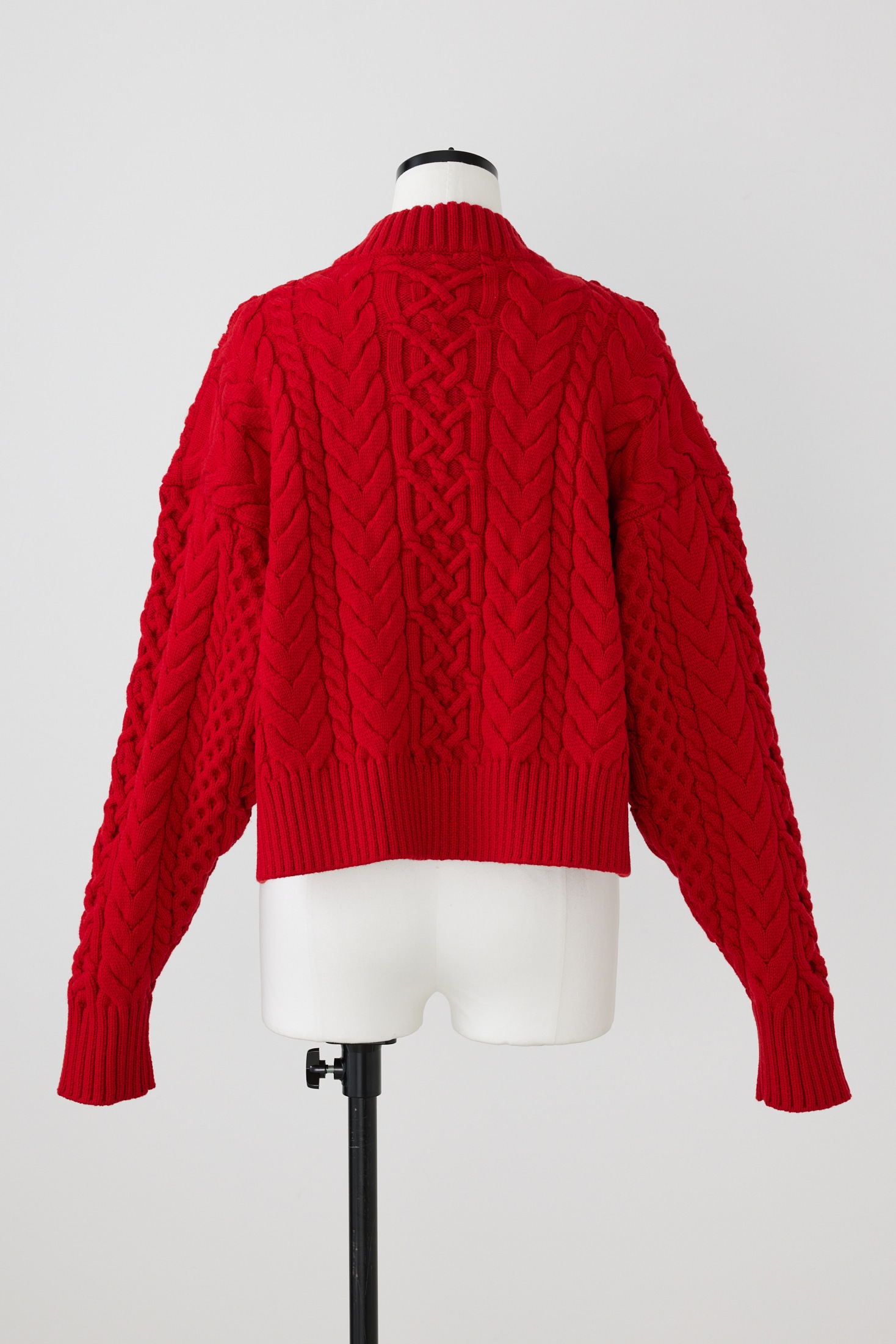 cable knit cardigan｜M｜BLK｜knit wear｜någonstans official online store ...