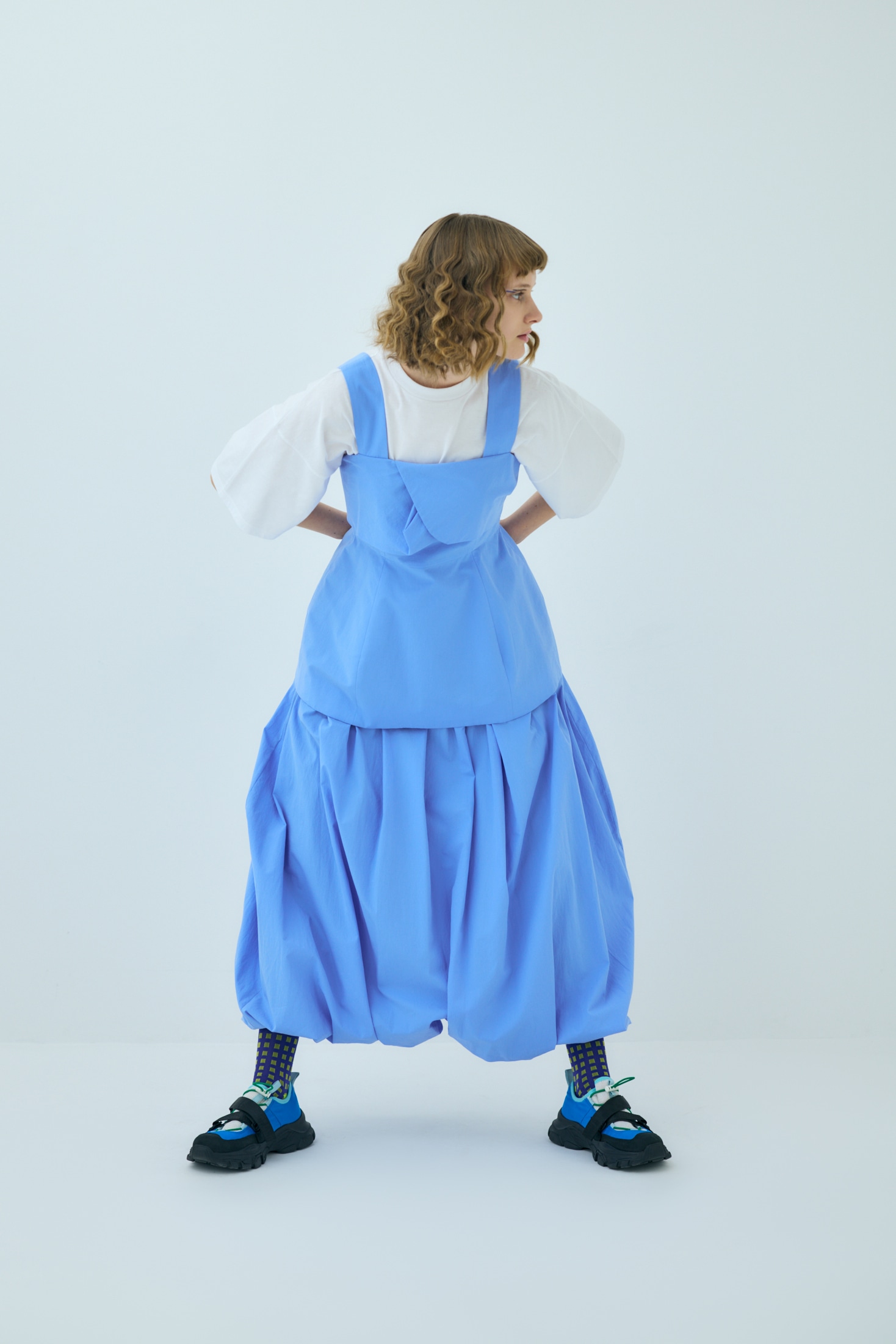 drape tank top parts｜M｜WHT｜shirts and blouses｜någonstans 