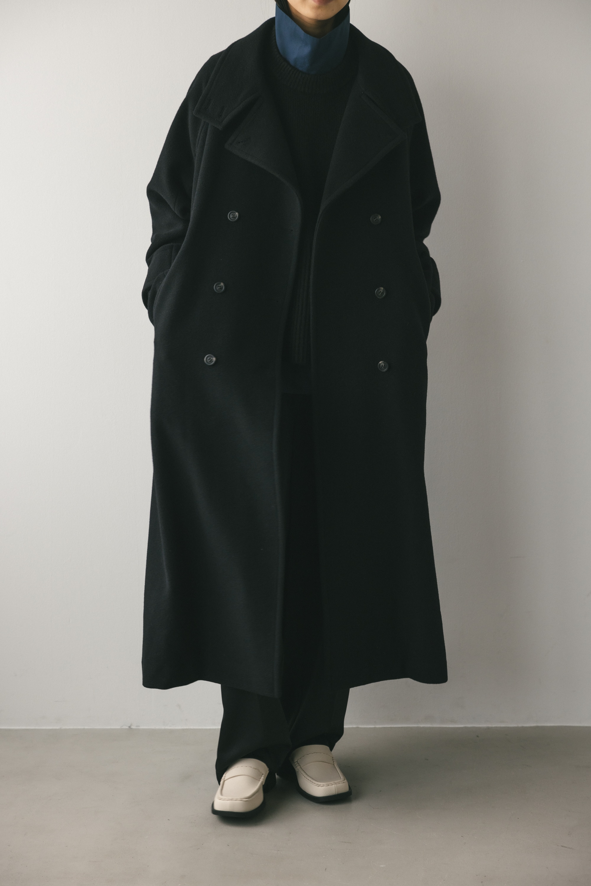 STYLEMIXER | 2WAYカラーウールロングダブルコート (コート ) |SHEL  