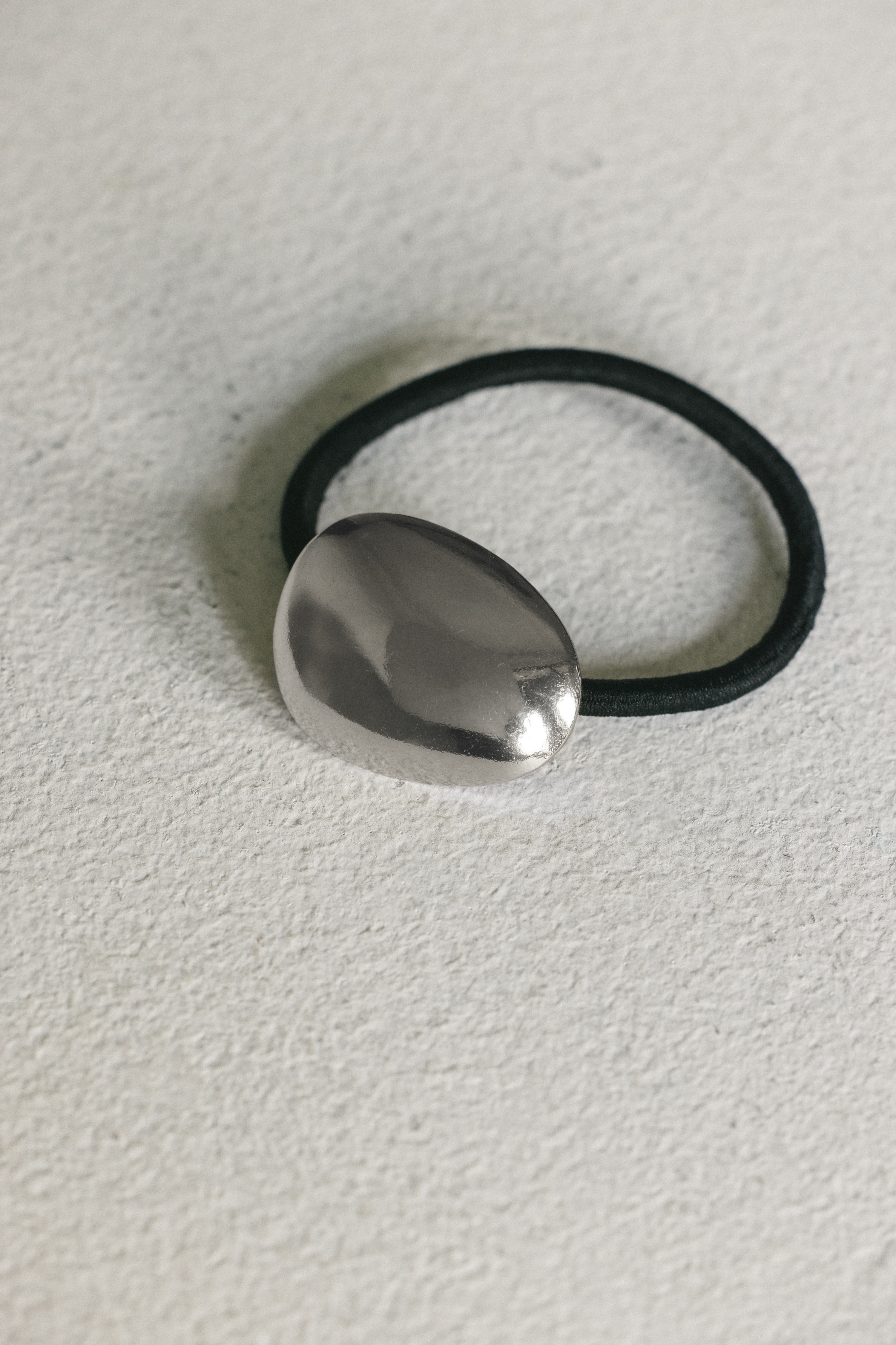 ミラーオーバルヘアゴム SLV FREE