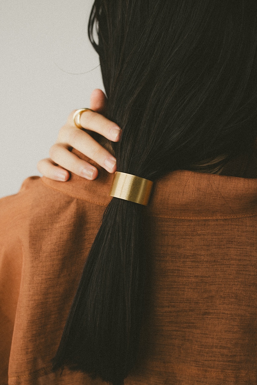 カーブスクエアヘアゴム GLD FREE