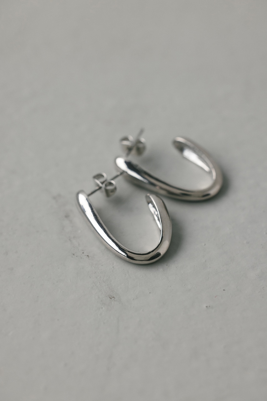 ドロップハーフフープピアス SLV FREE
