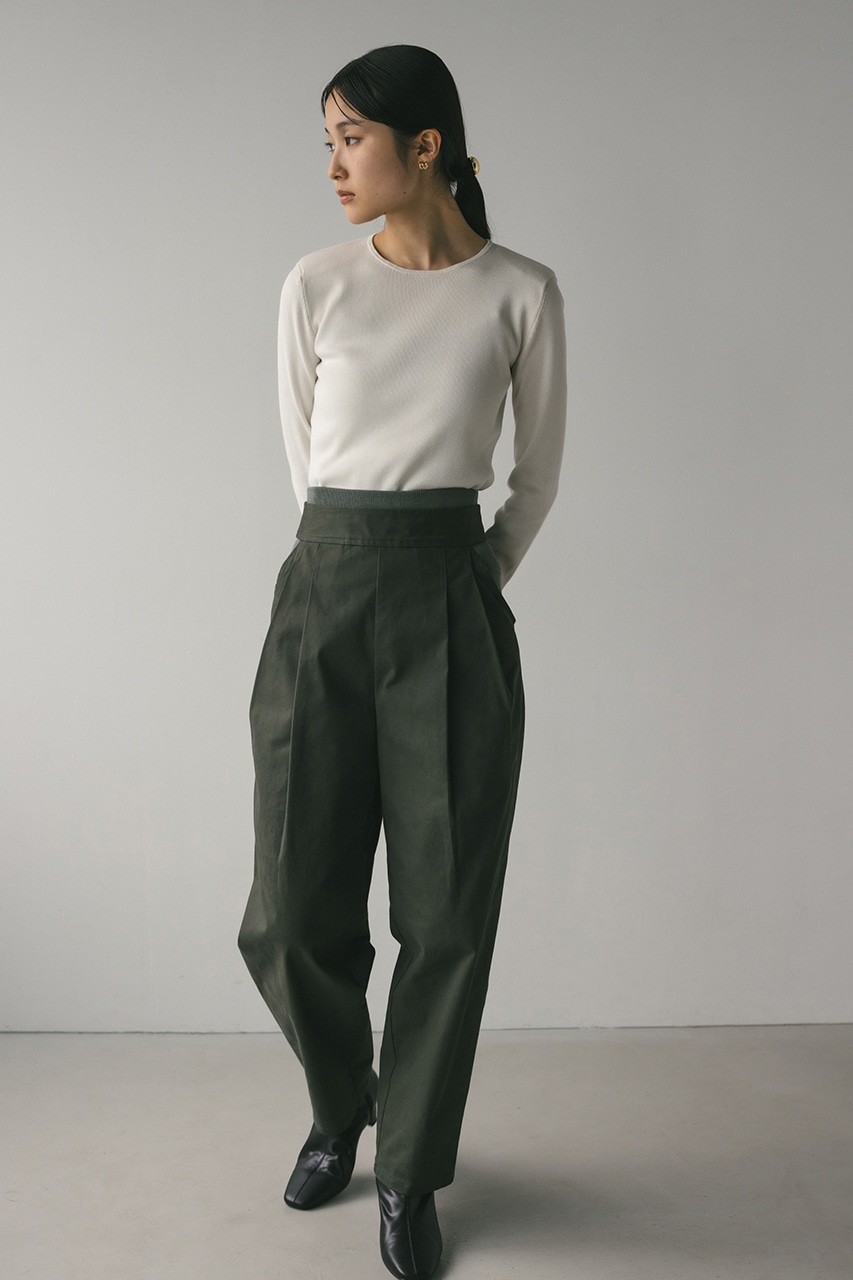 サイドホールレイヤードパンツ KHA M