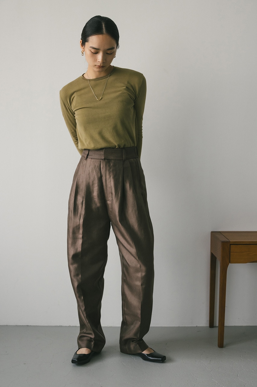 STYLEMIXER | シャンタンタックパンツ (パンツ ) |SHEL'TTER