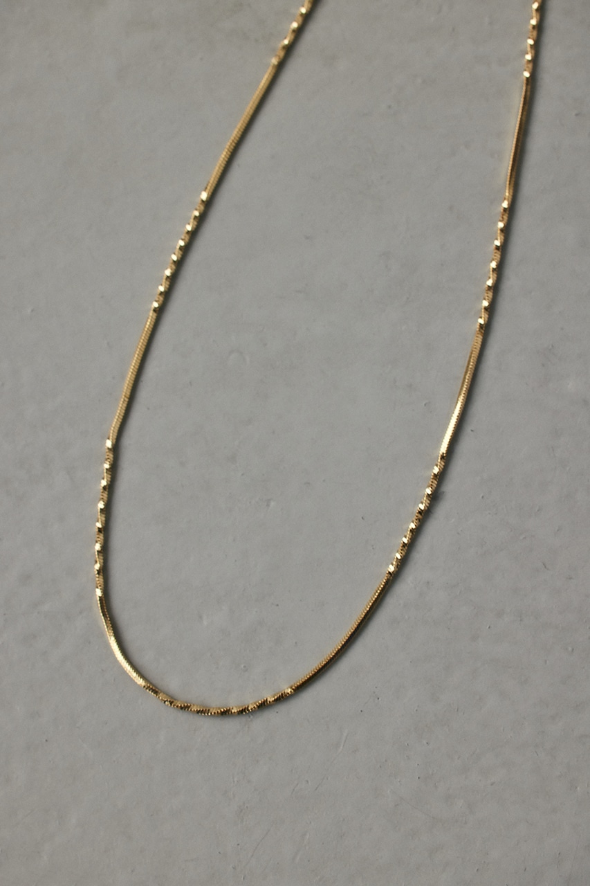 スネイクチェーンネックレス GLD FREE