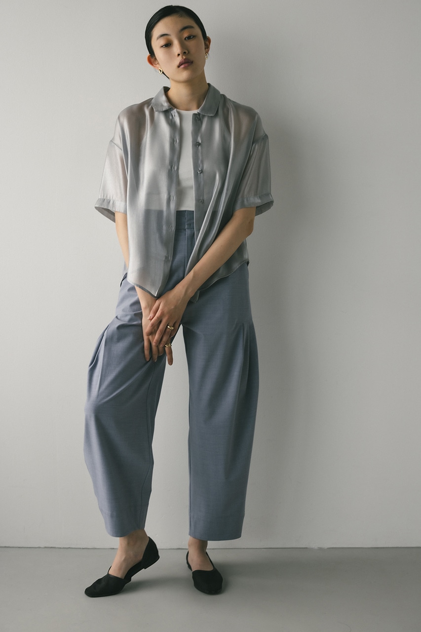 メタリックシアーシャツ SLV FREE