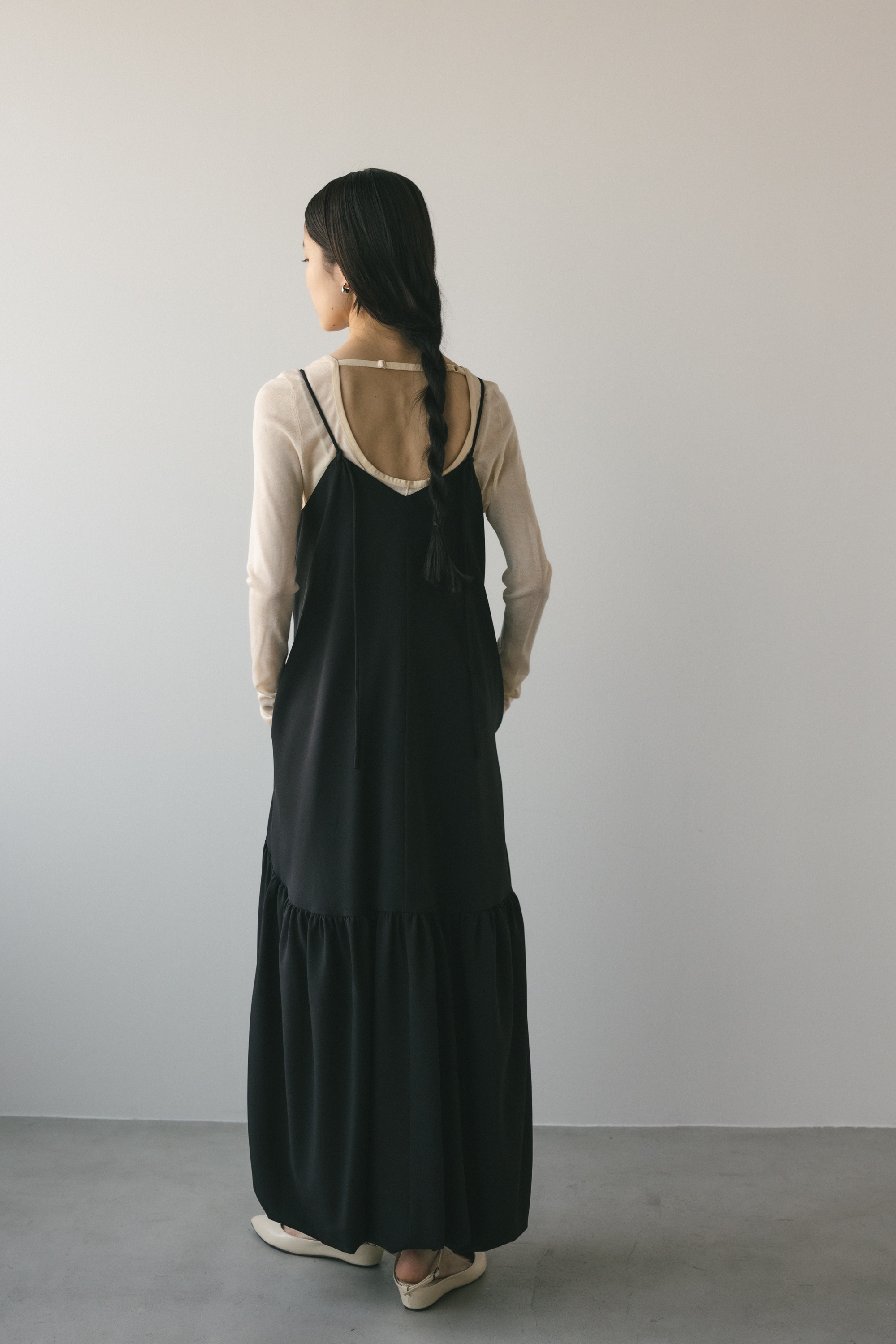 バルーンワンピース　オーダー　見本 ふんわりと膨らみを持たせたバルーンシルエットが大人可愛い