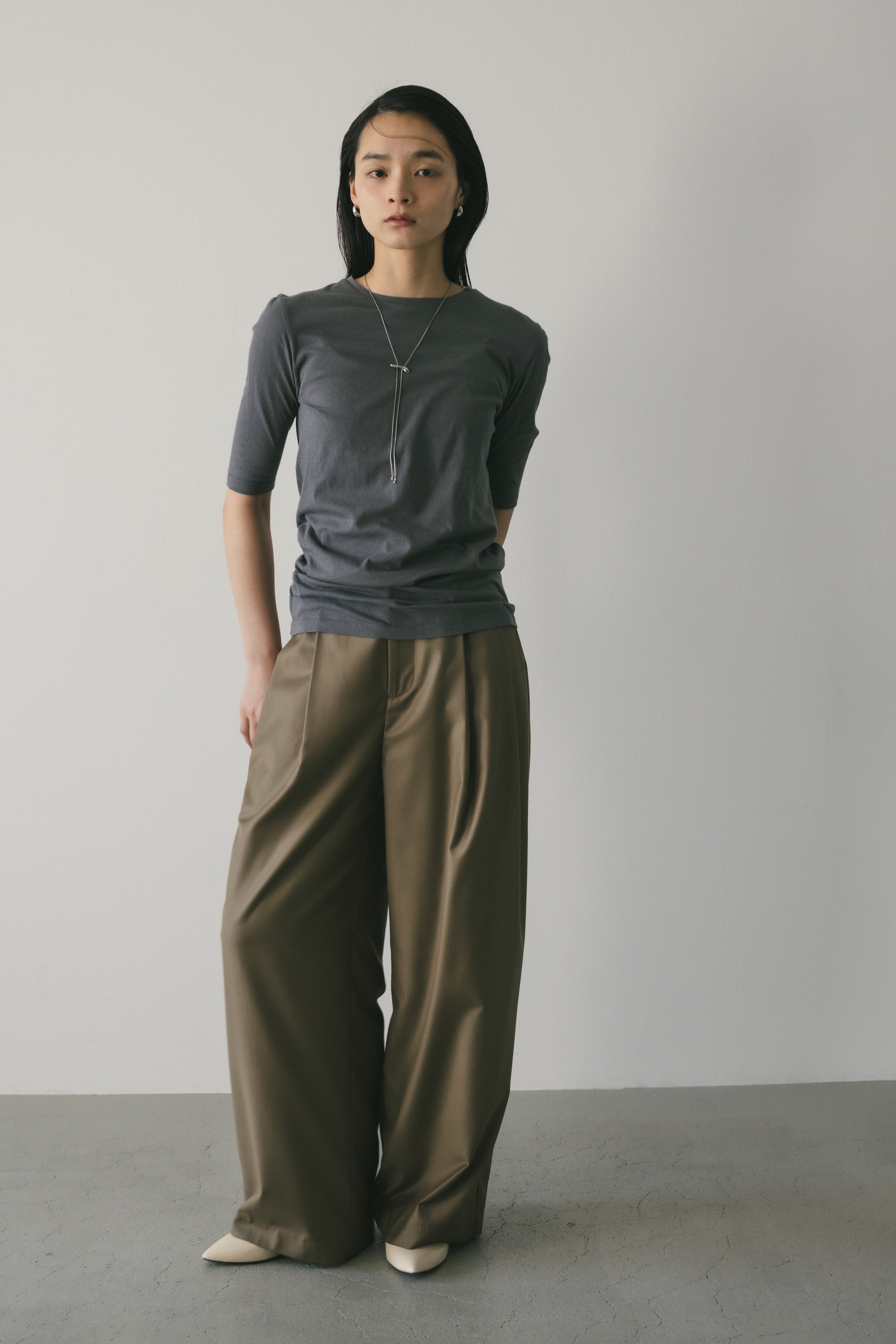 シアーバックシームT C.GRY FREE