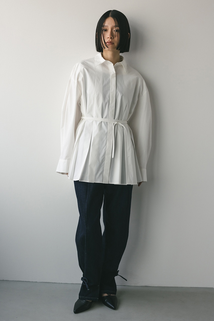 ボックスタックシャツ WHT FREE