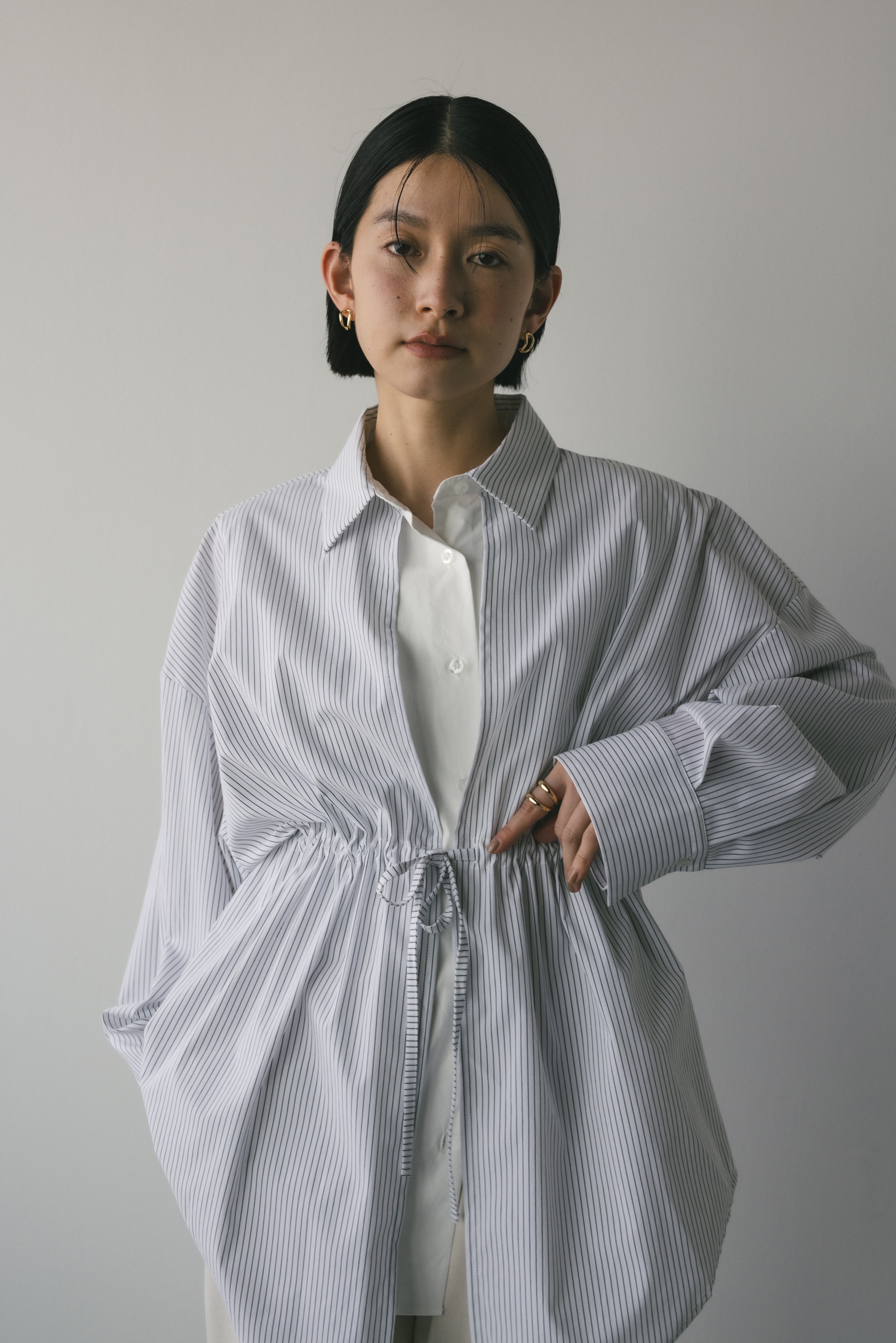 レイヤーコンビシャツ WHT FREE