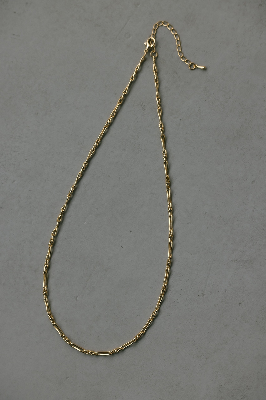 ボーンチェーンネックレス GLD FREE