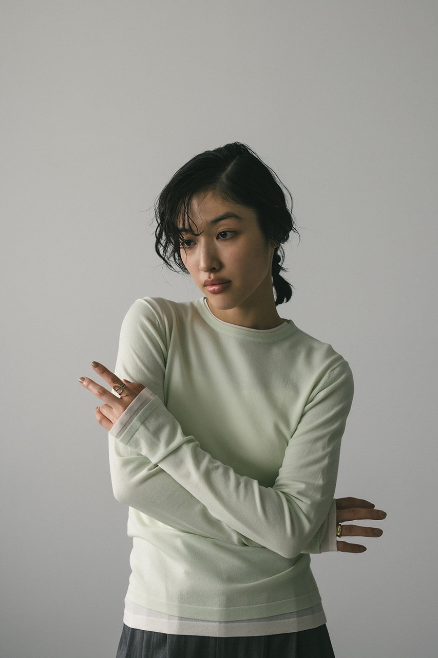 ハイゲージニットトップ MINT FREE