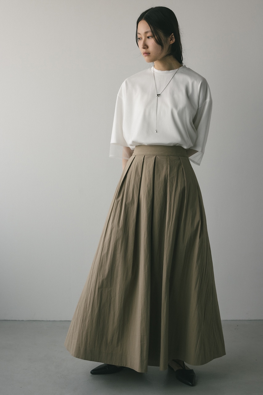 シアーレイヤードルーズT WHT FREE