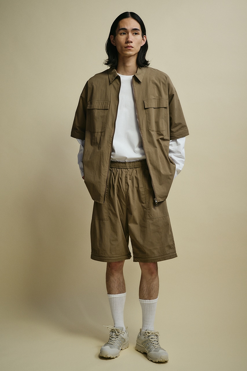 ACTIVE撥水デタッチャブルシャツ KHA M