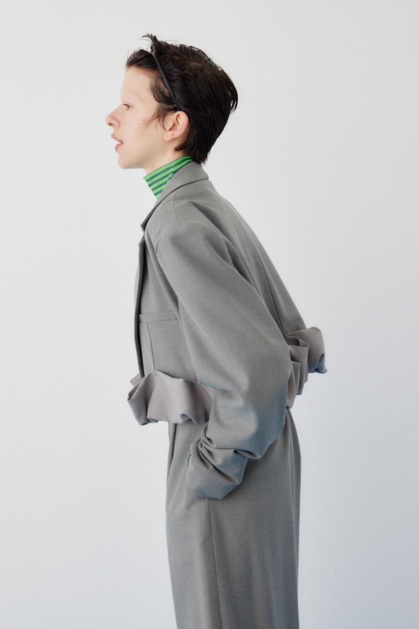 Balloon short jacket GRY FREE