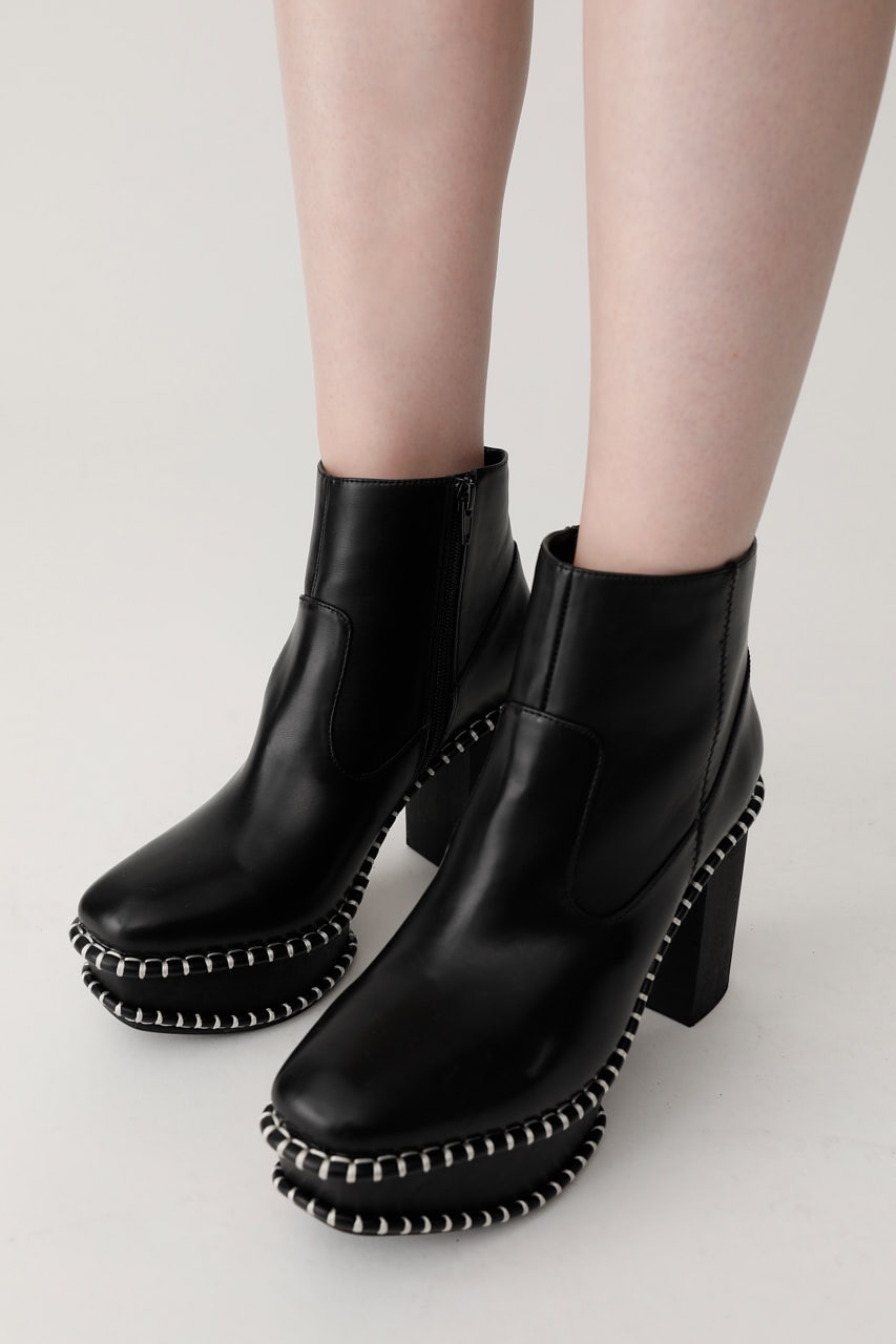 moussy マウジー ブーツ WOOD SOLE BOOTS