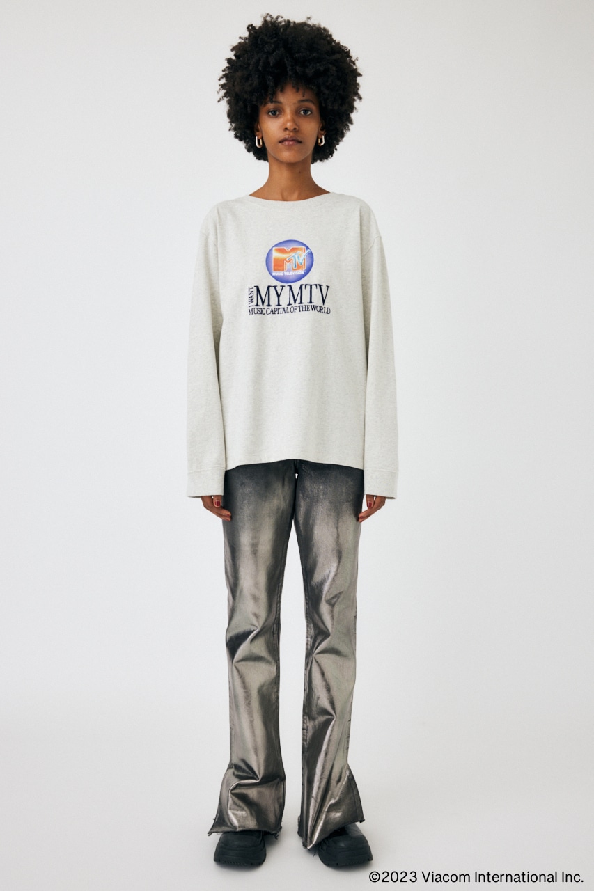 MTV LONG SLEEVE Tシャツ T.GRY FREE