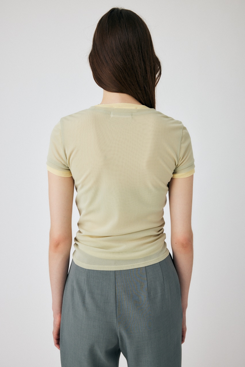 MOUSSY | SHEER TEE SET (Tシャツ・カットソー(半袖) ) |SHEL