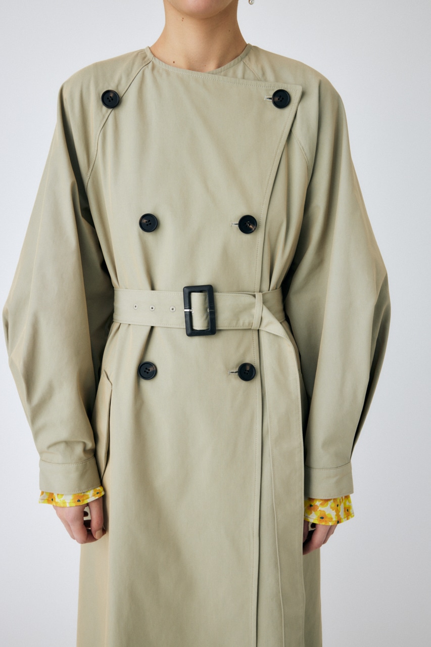 MOUSSY | COLLARLESS TRENCH コート (コート ) |SHEL'TTER WEBSTORE