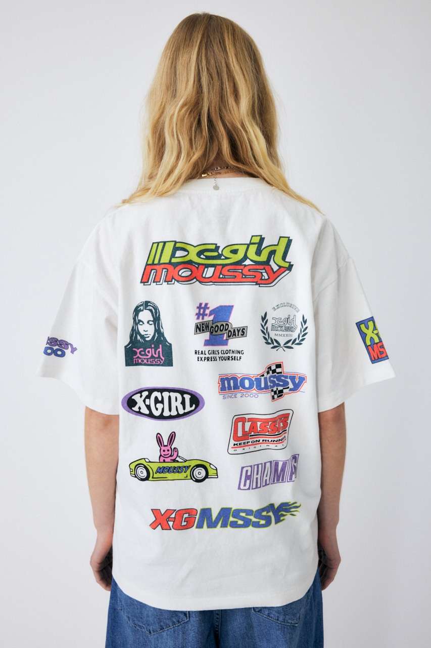 【限定品】moussy × x-girl Tシャツ