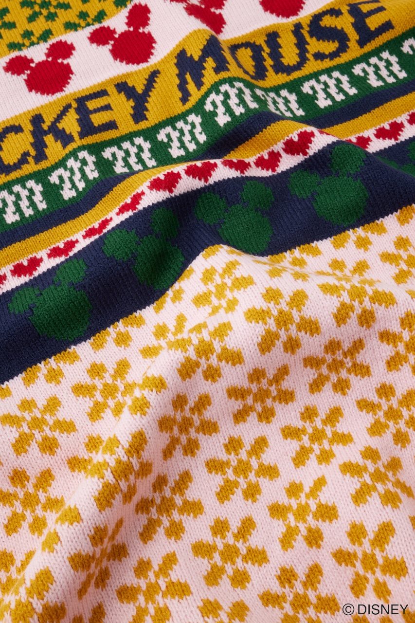 MD RETRO PATTERNS ストール NVY FREE