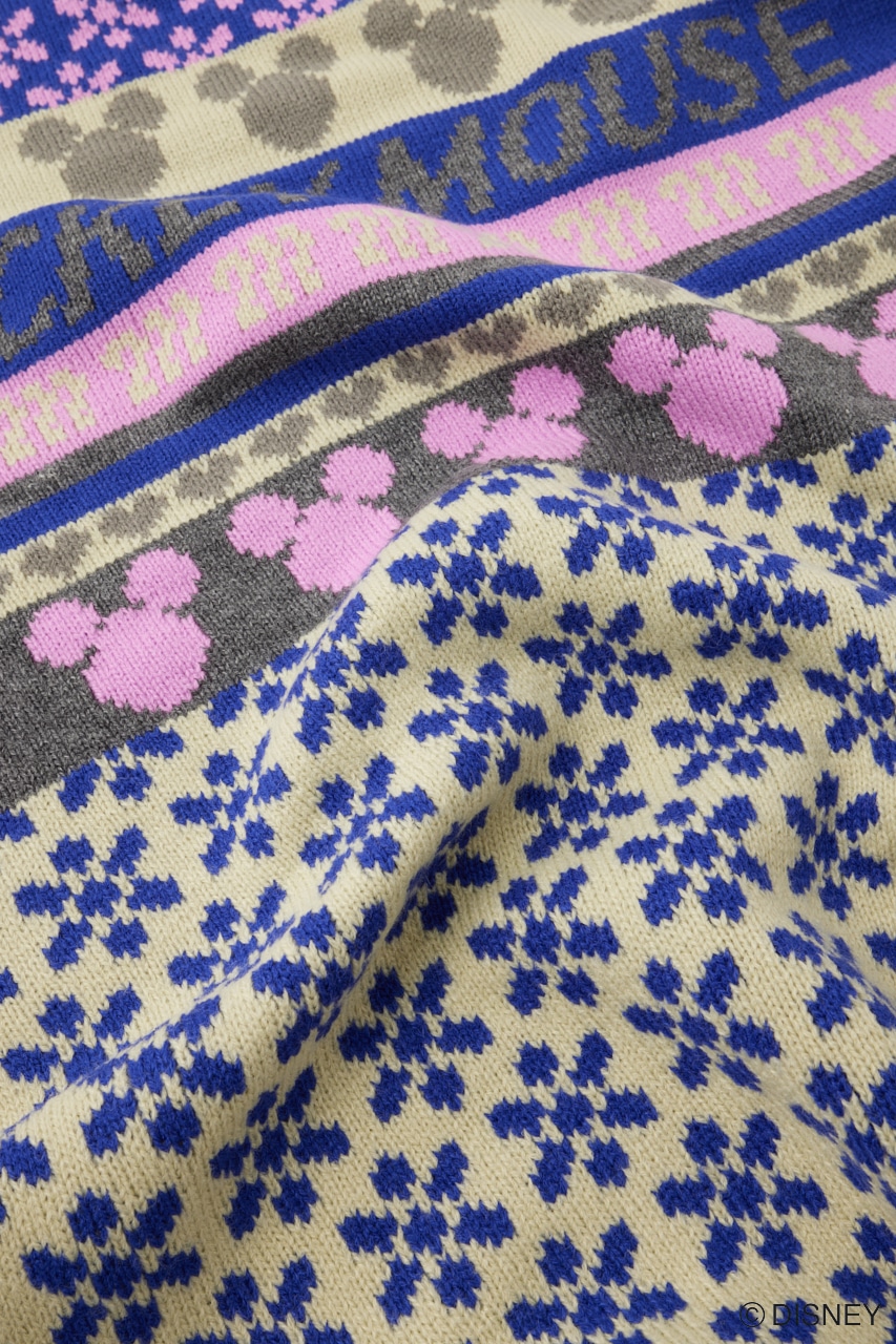 MD RETRO PATTERNS ストール T.GRY FREE