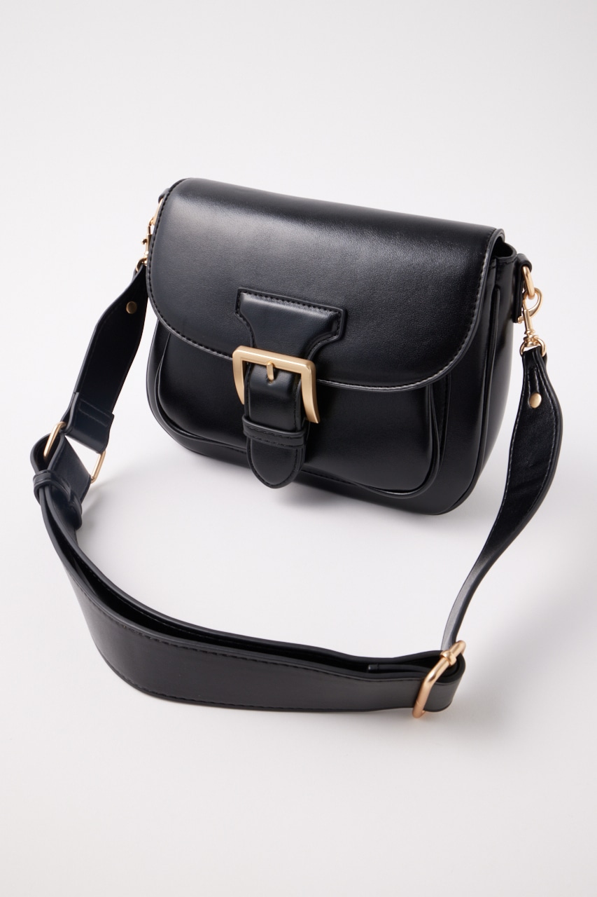 SADDLE SHOULDER バッグ BLK FREE