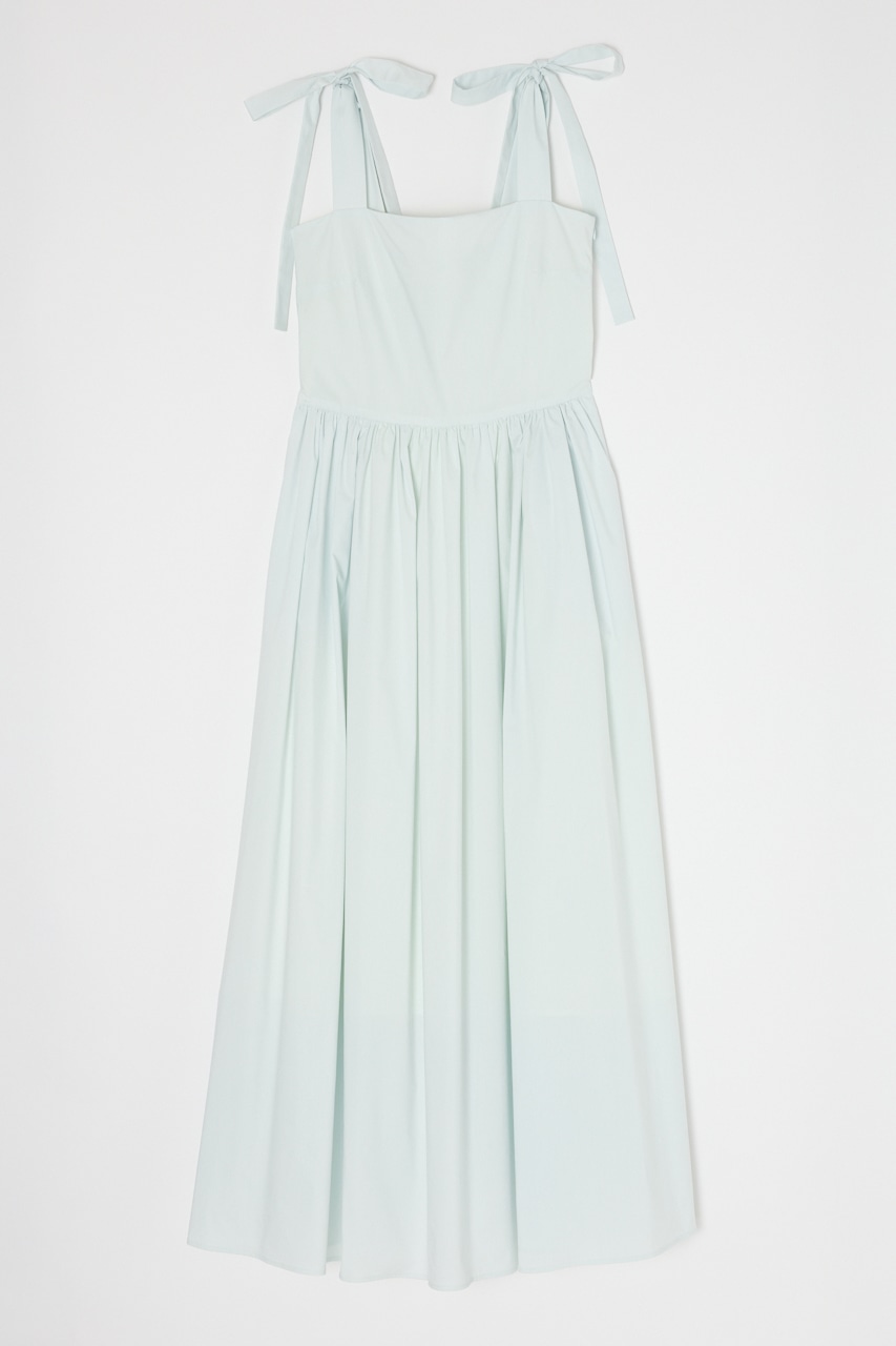 MOUSSY | SHOULDER RIBBON LONG ワンピース (ワンピース(ロング 