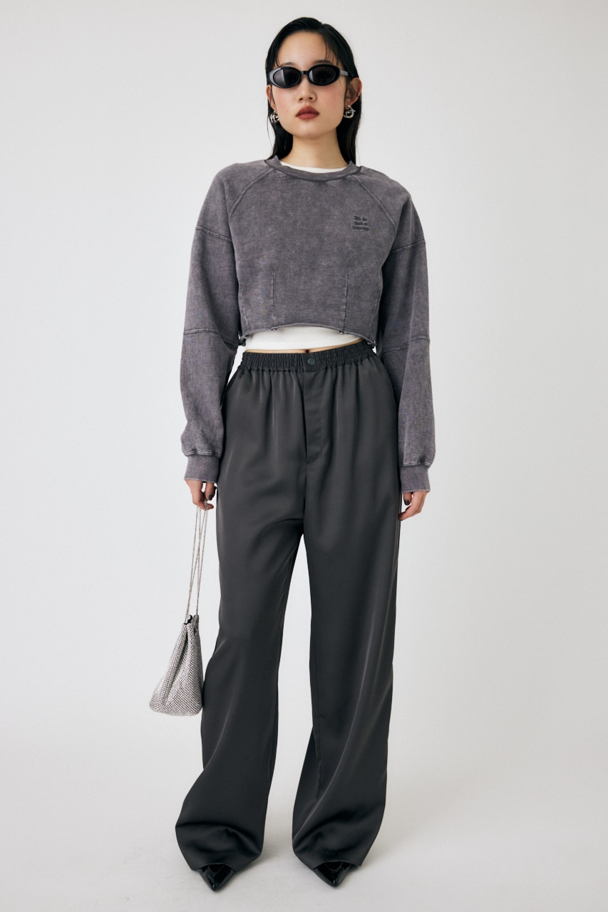 MOUSSY | GARMENT DYE CUT OFF プルオーバー (スウェット・パーカー 