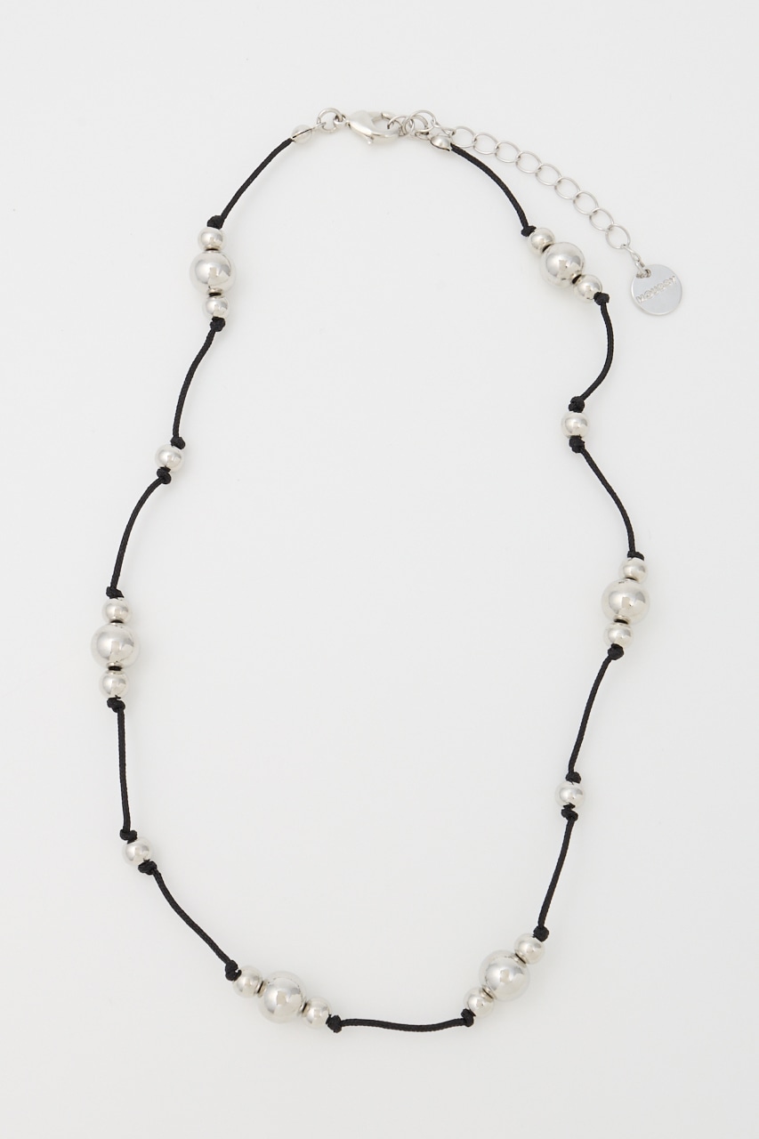CORD & CHAIN ネックレス SLV FREE