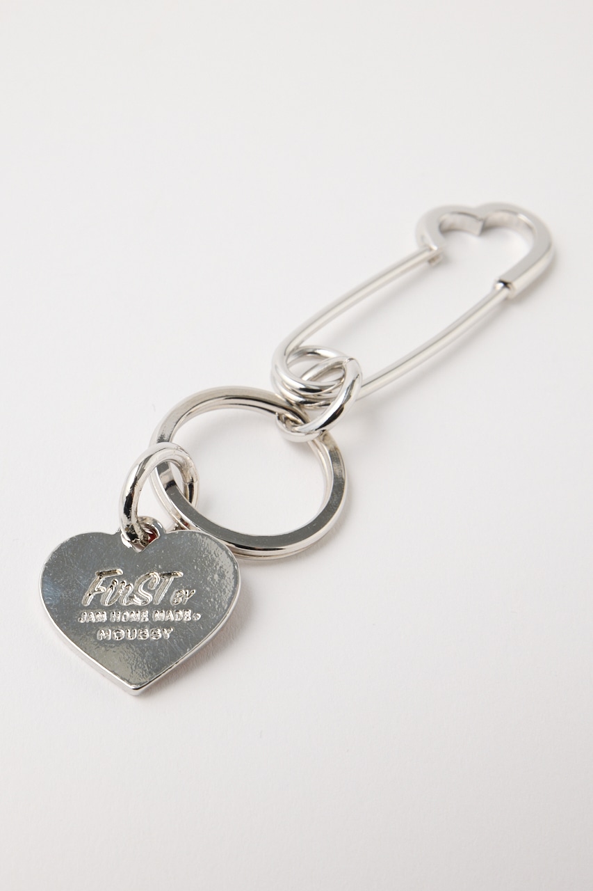 JHM HEART PIN キーチェーン SLV FREE