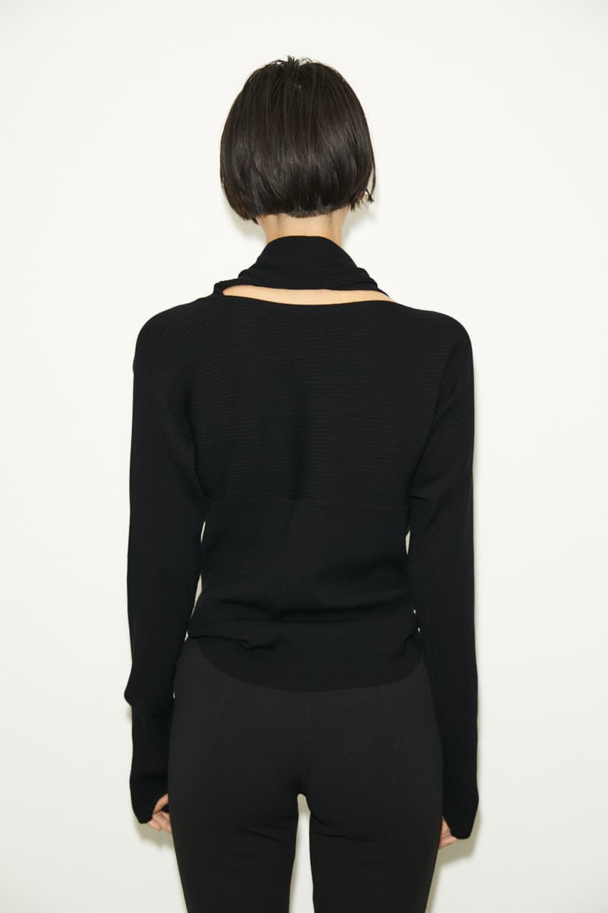 THROW by SLY 【THROW】NECK 2WAY HG トップス (ニット ) SHEL'TTER WEBSTORE