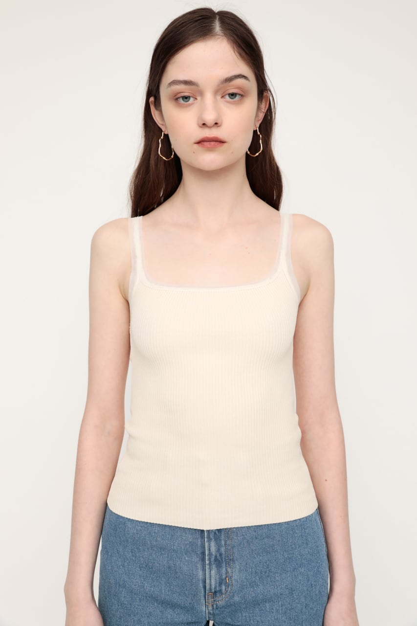 Tulle Neck タンクトップ Free Wht タンクトップバロックジャパンリミテッド 公式通販サイト Shel Tter Web Store シェルターウェブストア Tulle Neck タンクトップ Free Wht タンクトップバロックジャパンリミテッド 公式通販サイト Shel Tter Web Store シェルターウェブストア