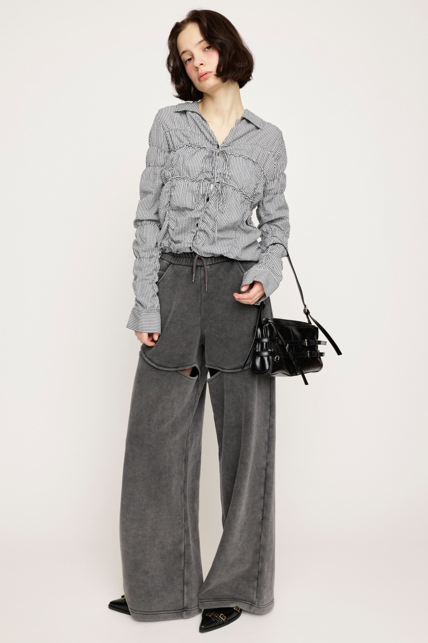 【LIMITED ITEM】HOLE OPEN SW パンツ BLK FREE