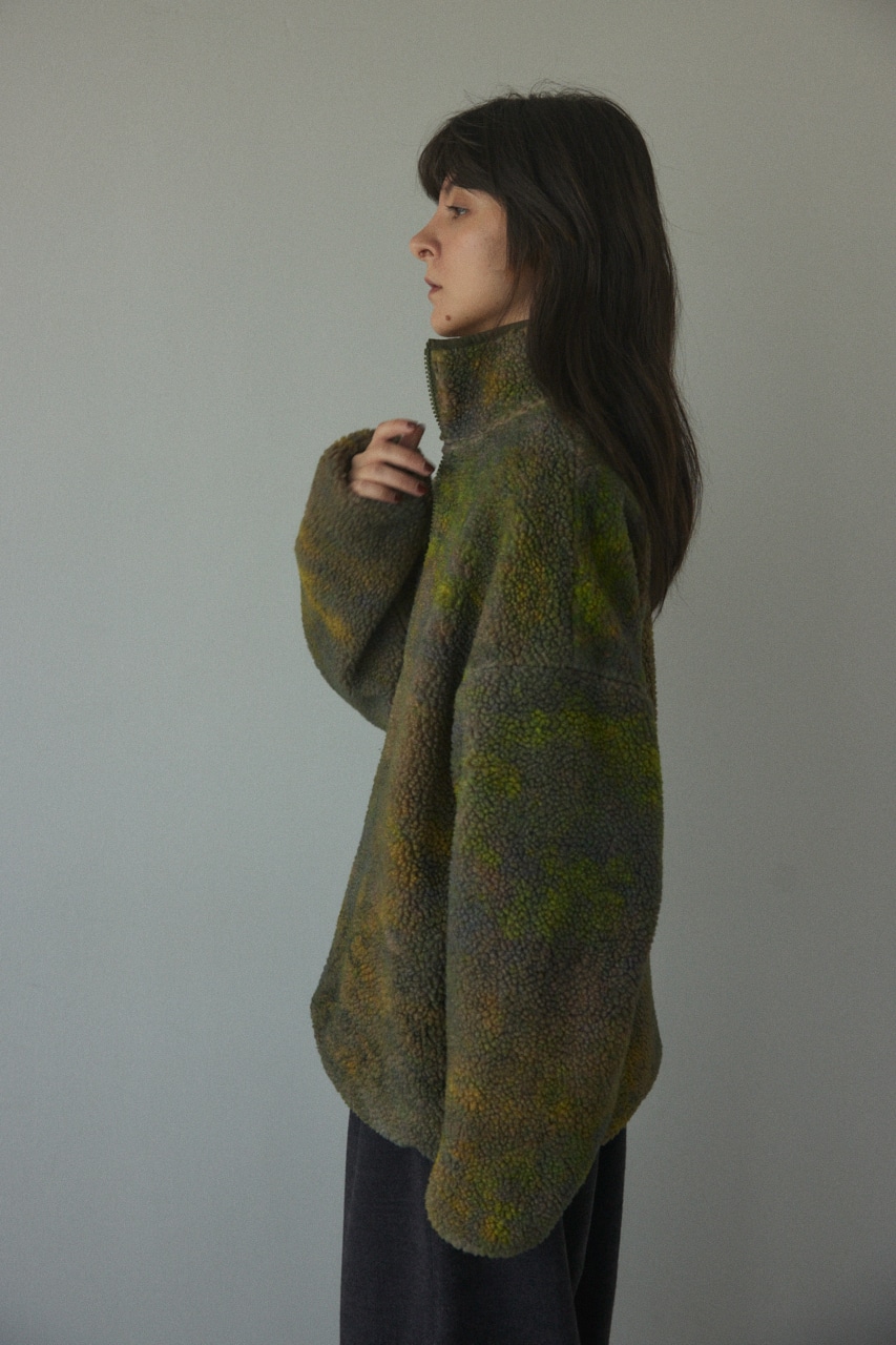 BLACK BY MOUSSY | art pattern half zip pullover (ブルゾン ) |SHEL 