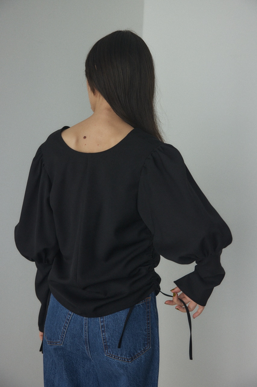 2way volume sleeve tops BLK 2