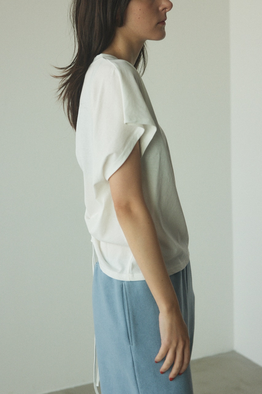 back gather tops WHT FREE