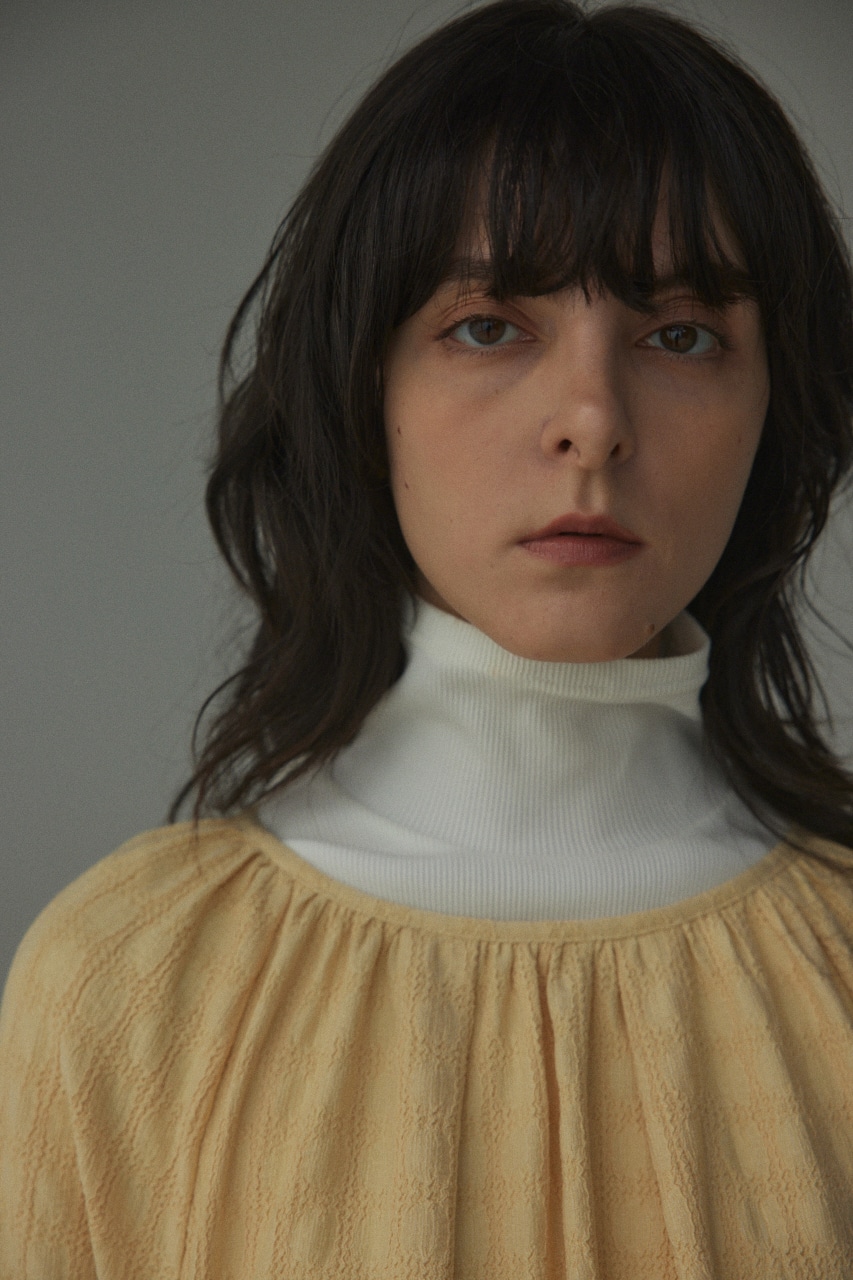 gather dress L/YEL FREE