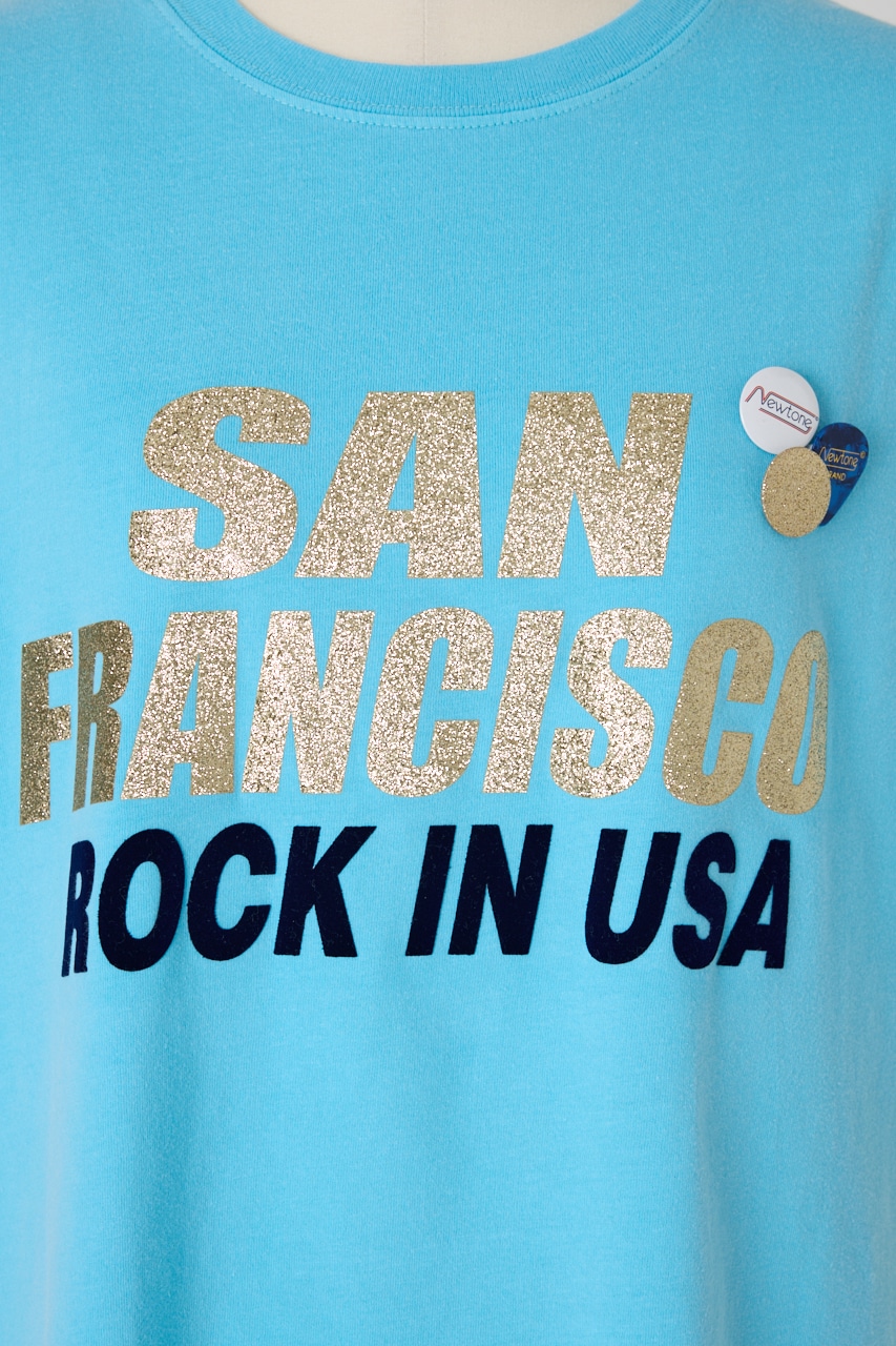 【NEWTONE】CITY SS25 Ｔシャツ BLU FREE