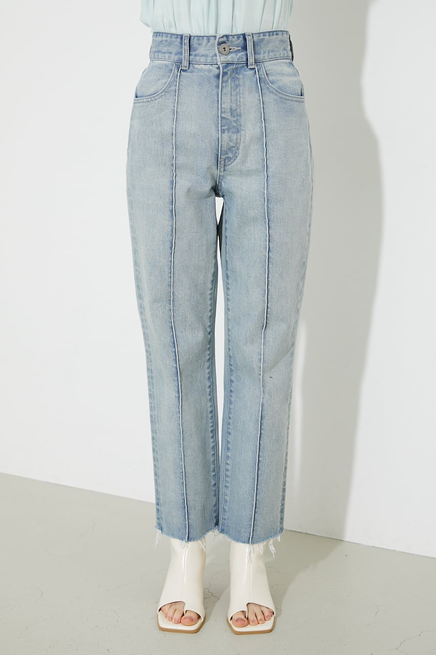 CENTER PRESS STRAIGHT DENIM