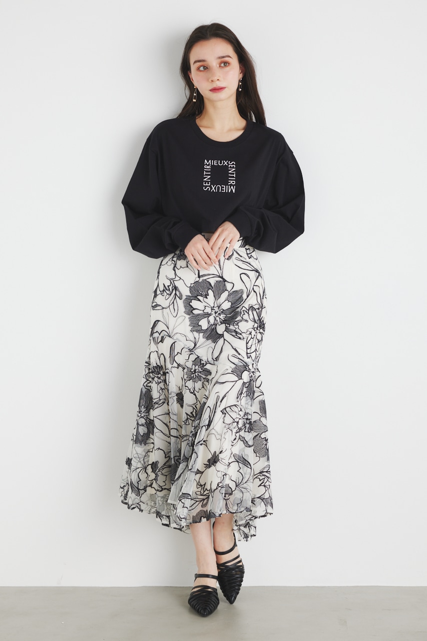 rienda ライトグレー Tシャツ など3点セット 程よかっ