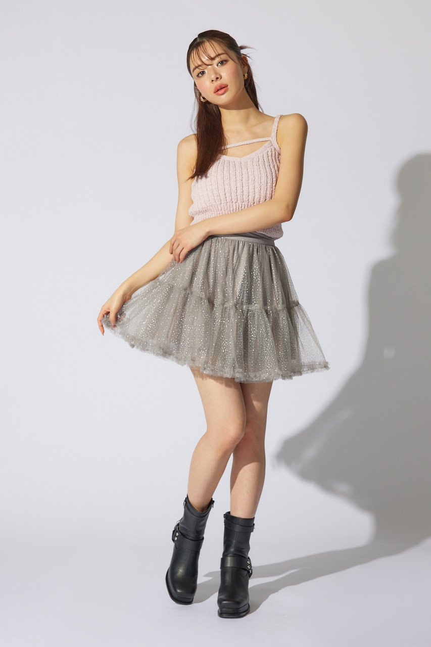 ニットビスチェ PNK FREE