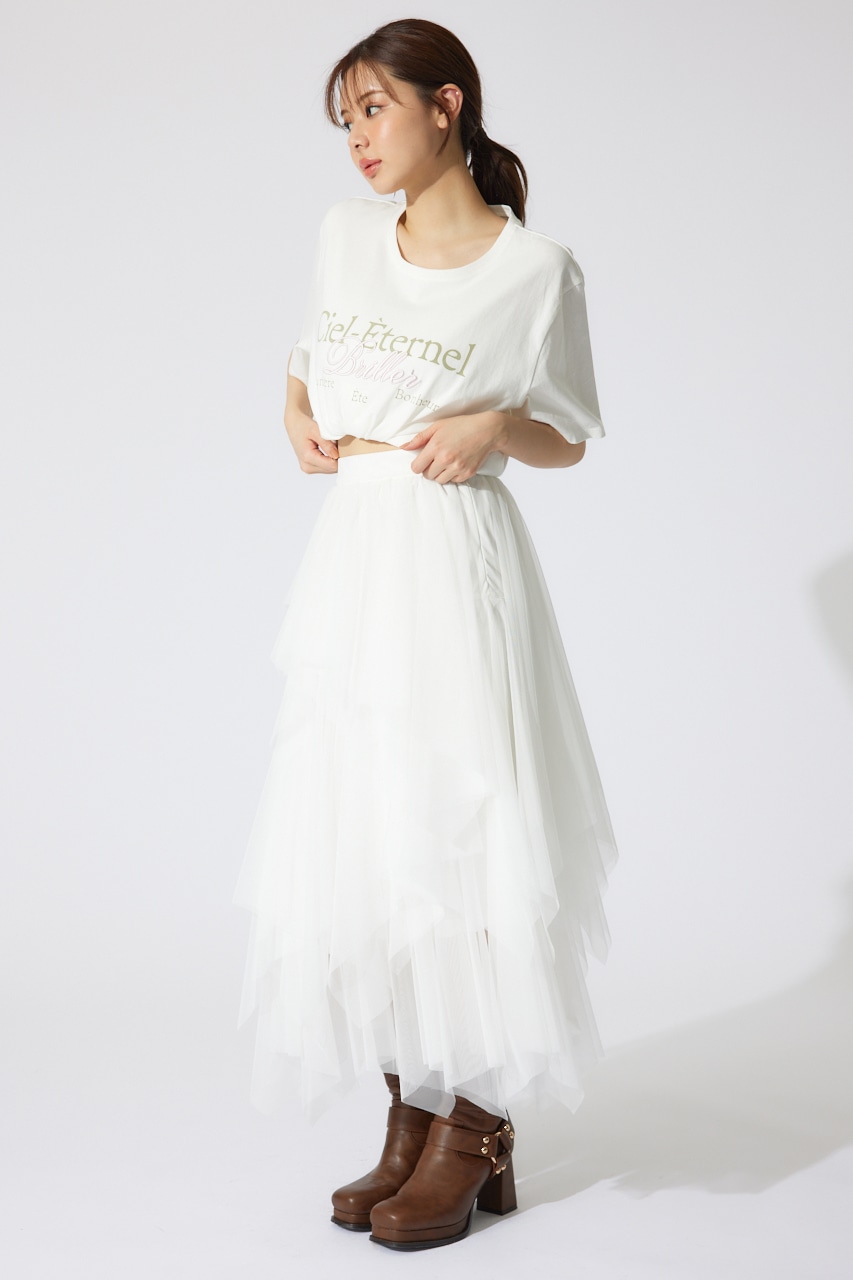 BigロゴTシャツ WHT FREE