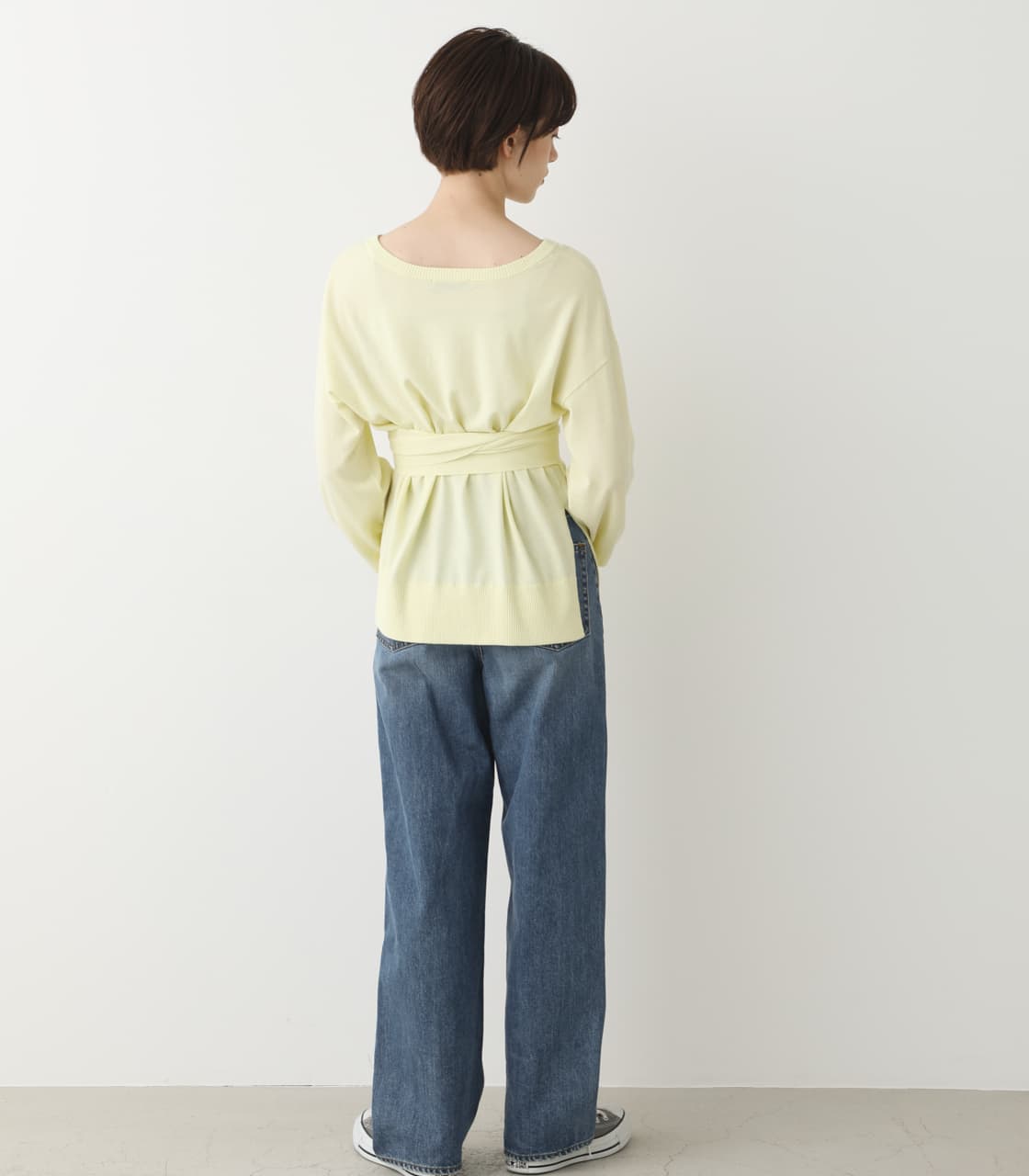 サイドスリットニットトップス Free L Yel ニットバロックジャパンリミテッド 公式通販サイト Shel Tter Web Store シェルターウェブストア