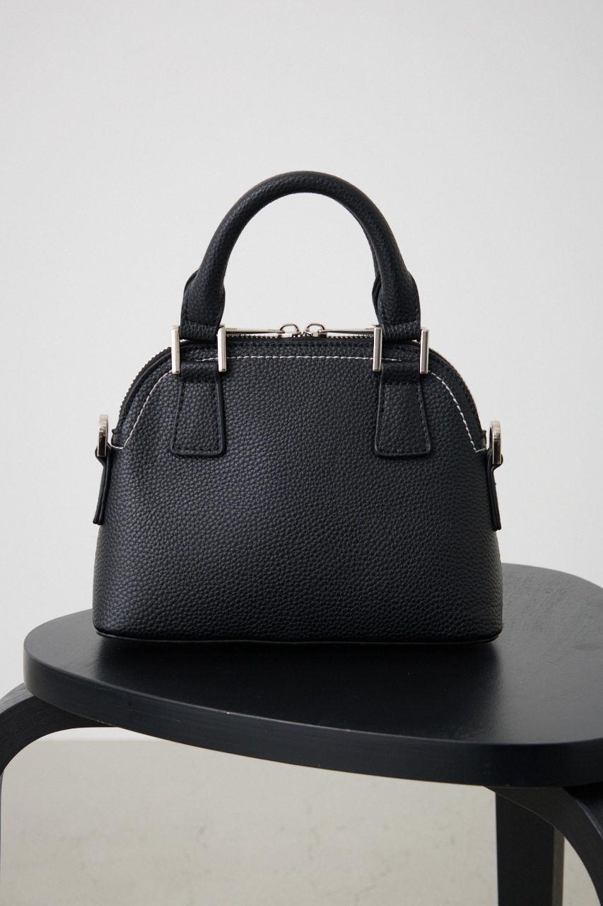 ダブルジッパーミニバッグ BLK FREE