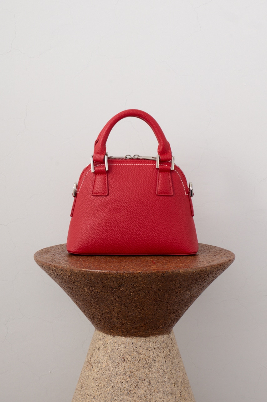 ダブルジッパーミニバッグ RED FREE