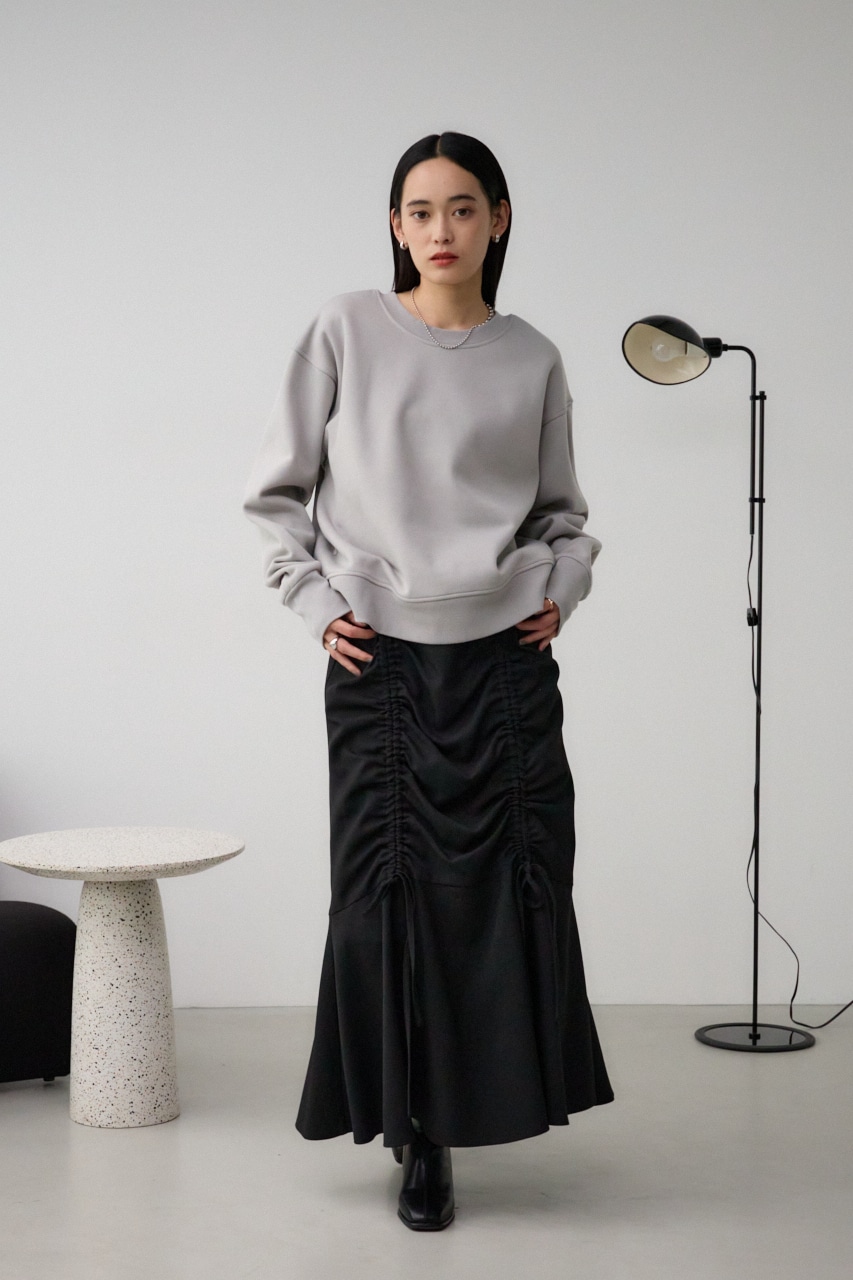 ルーズスウェットトップス GRY FREE