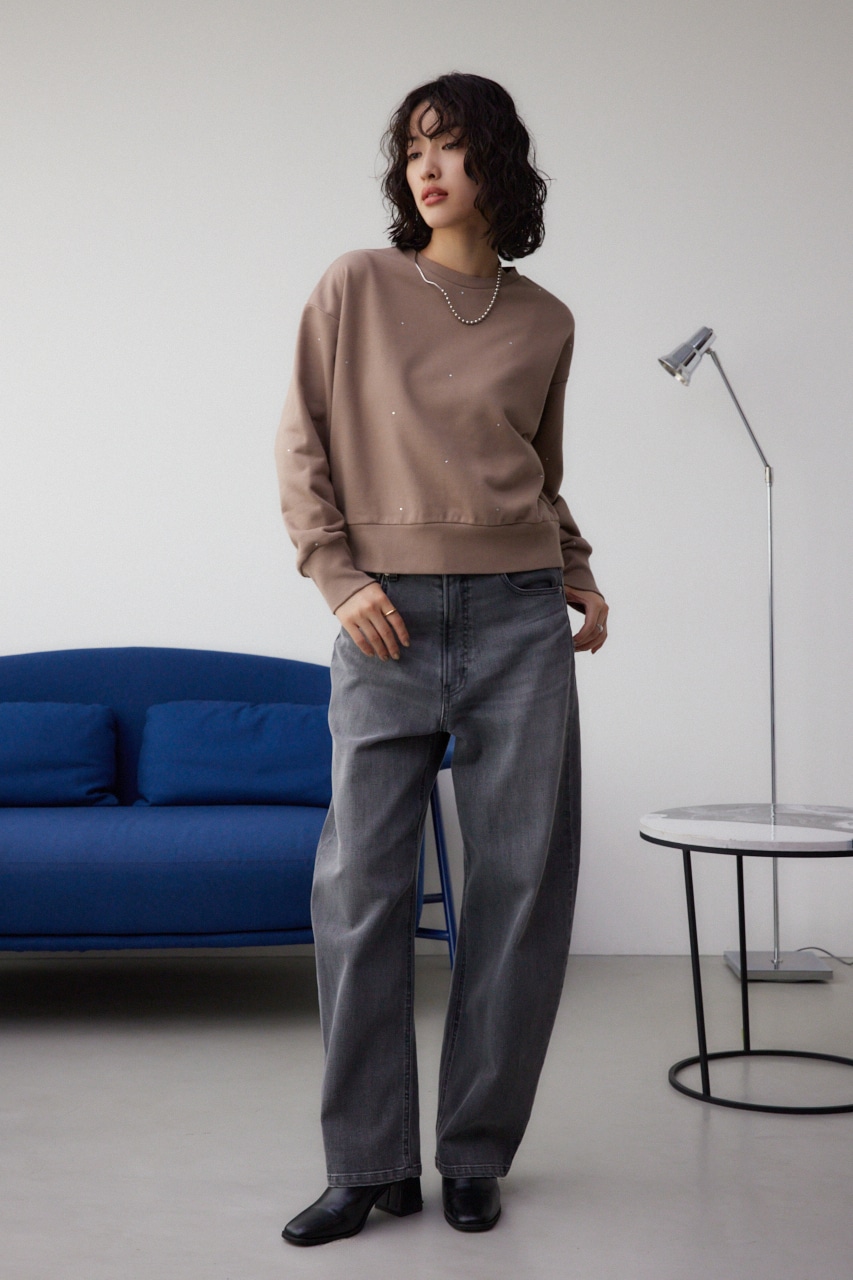 ラインストーンウラケトップス D/BEG FREE