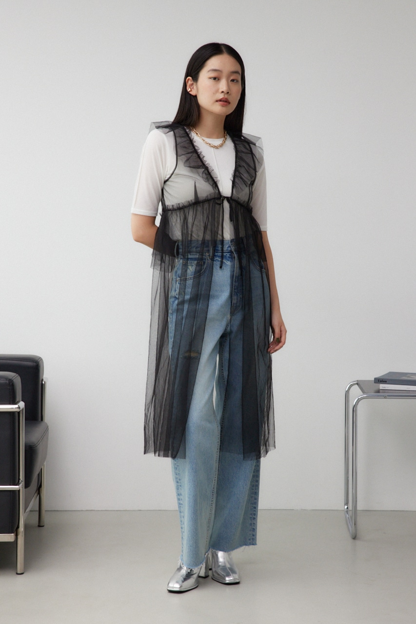 デザインチュールビスチェ BLK FREE