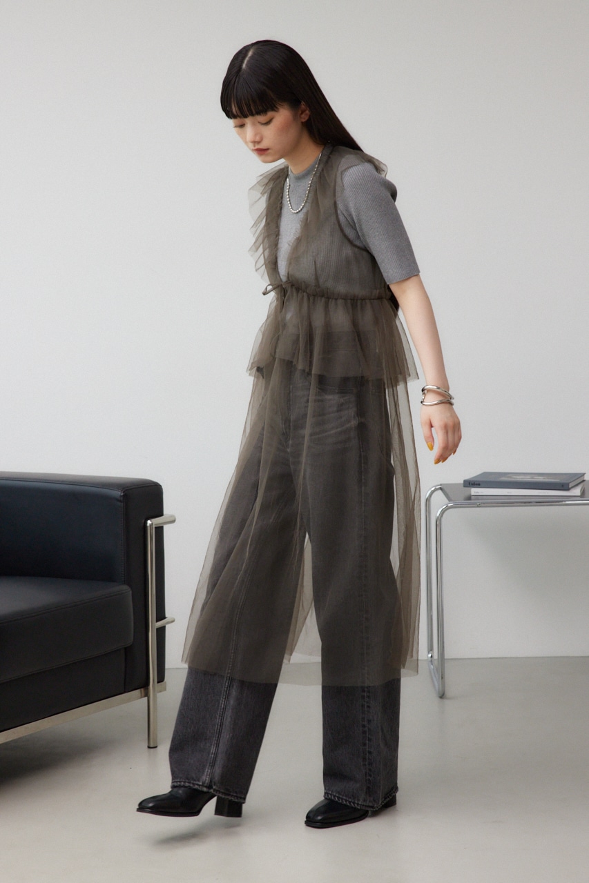 デザインチュールビスチェ GRY FREE